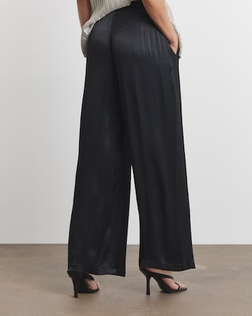 Joanna Hope Hammered Satin Wide Leg Trousers