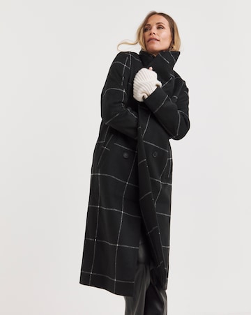 Anthology Black Check Coat