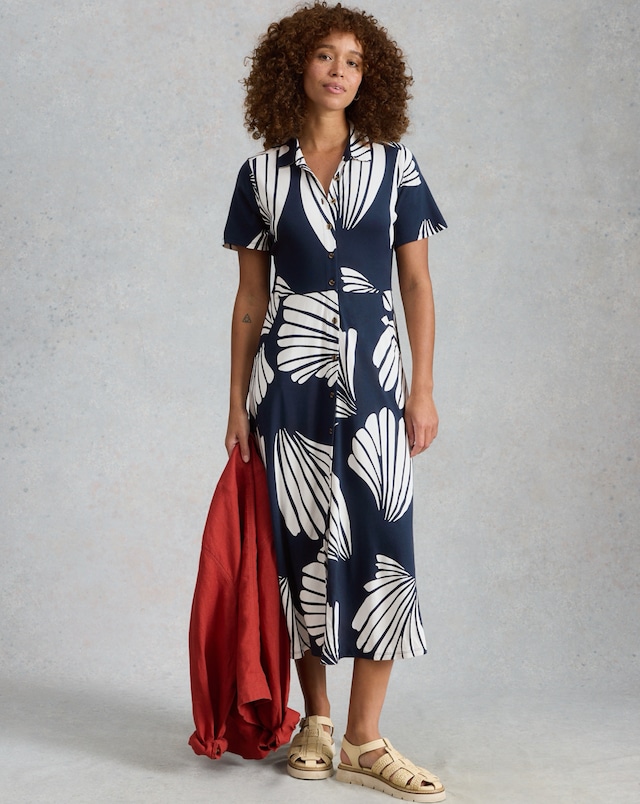 White Stuff Rua Jersey Shirt Dress