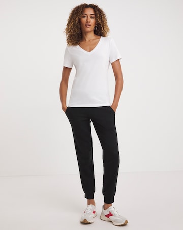 Pure Cotton 3 Pack V Neck Short Sleeve T-Shirt