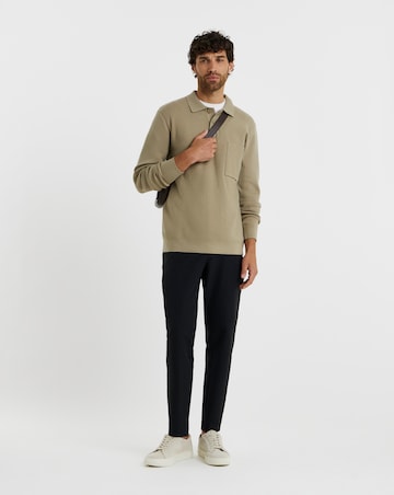 Folio Knitted Slouch Button Polo