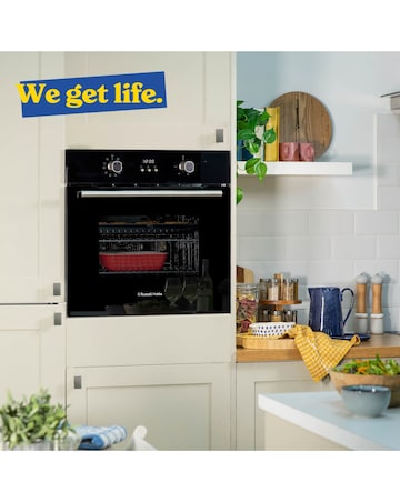 Russell Hobbs RHEO7005B 70L Built-In Single Electric Fan Oven - Black