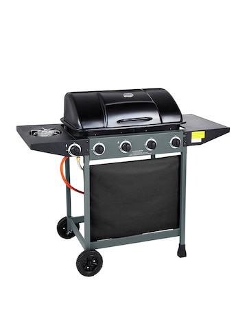 4 Burner Gas BBQ with Side Burner