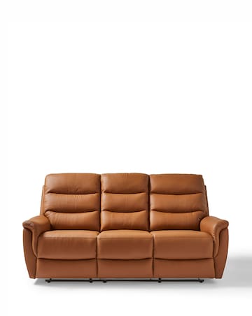 Dunne Faux Leather Power Recliner 3 Seater