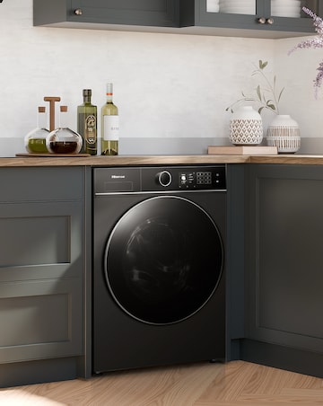 Hisense KitchenFit 5i Series WD5I1045BBQ 10.5kg/6kg Washer Dryer - Black