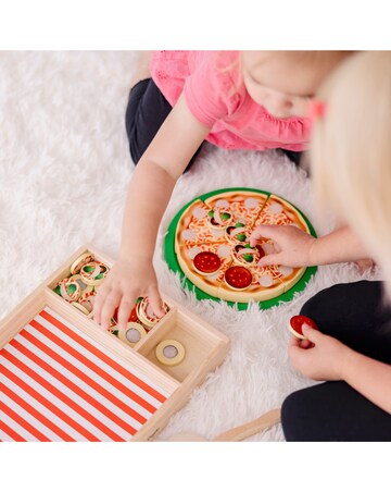 Melissa & Doug Wooden Pizza Party Play Set