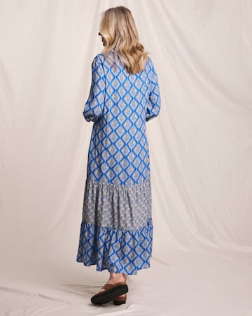 Julipa Mix Print Midi Dress