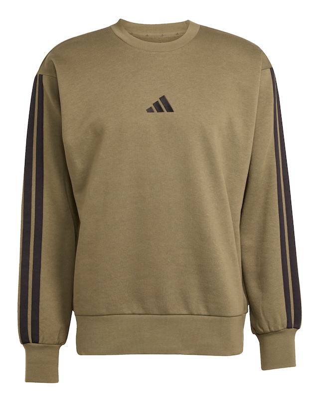adidas 3 Stripes Fleece Sweatshirt