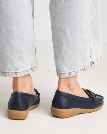 Samara Leather Loafers - Extra Wide Fit (EEE)