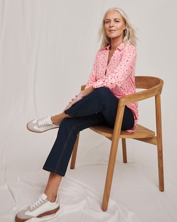 Julipa Longline Pure Cotton Jersey Shirt