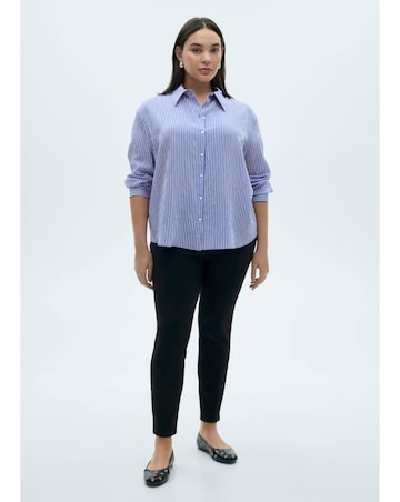 Mango Nina Striped Shirt