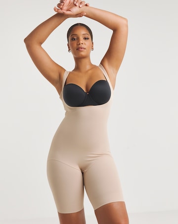Naomi&Nicole Unbelievable Comfort Firm Control Torsette Thigh Slimmer Beige