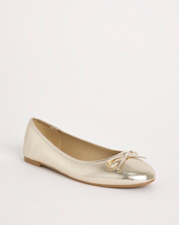 Selena Classic Flat Ballerina Shoes - Extra Wide Fit (EEE)