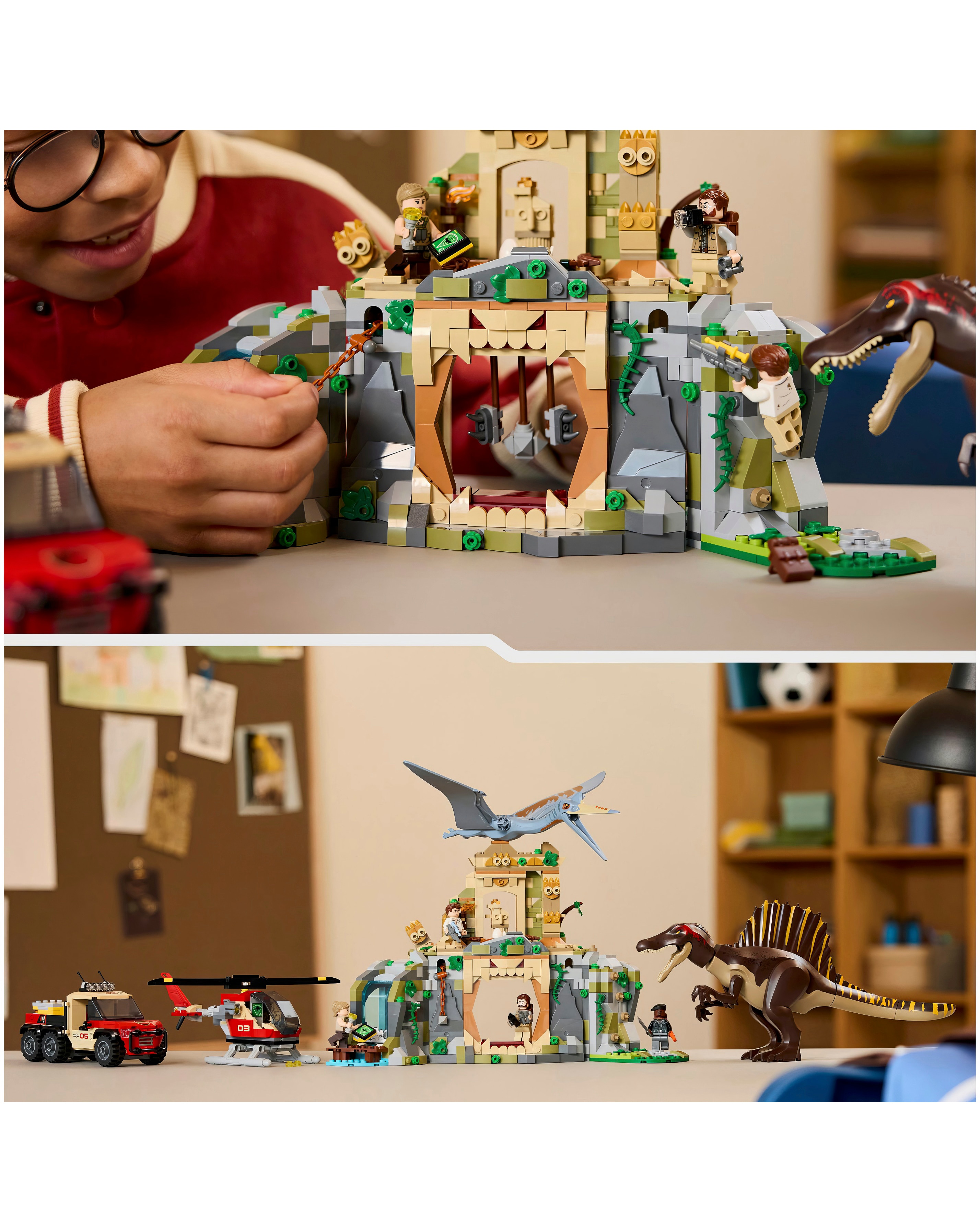 LEGO Jurassic World Spinosaurus & Quetzalcoatlus Air Mission