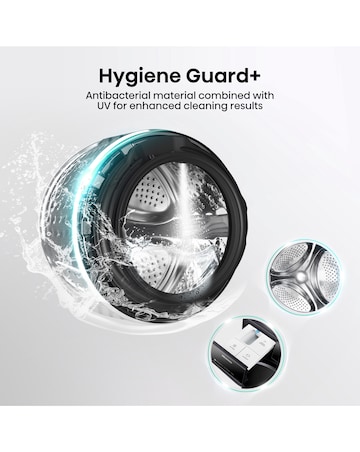 Hisense 7 Series WF7S1247BB AI Wifi-enabled 12kg 1400 spin Washing Machine Black