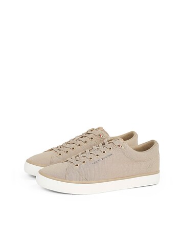 Tommy Hilfiger Hi Vulc Low Trainer - Beige
