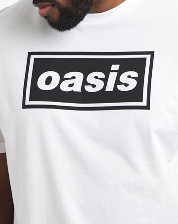 Jack & Jones Oasis Crew Neck T-Shirt - White/Multi