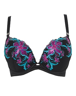 Ann Summers Flourishing Padded Plunge Wired Bra Multi