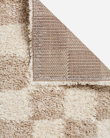 Nomad Shaggy Chequerboard Cosy Rug