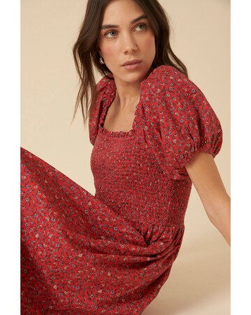 Nobody's Child Tasmin Midi Dress Ina Ditsy Red