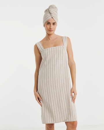 Pretty Secrets Towelling Shower Wrap And Turban