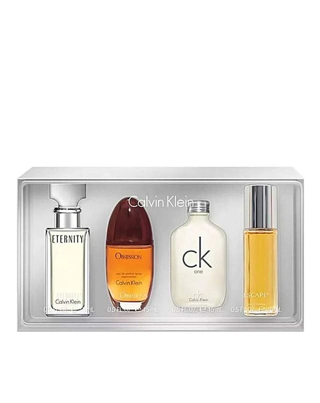 Calvin Klein Ladies 4 Piece 15ml  Mini Fragrance Set