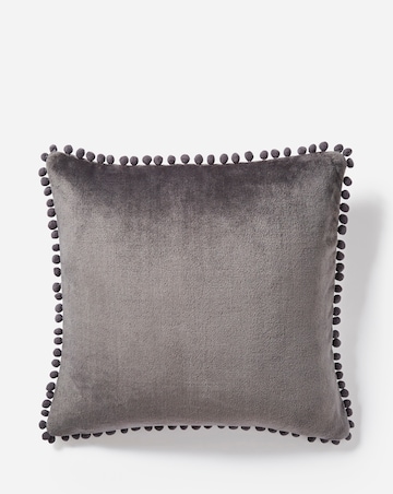 Pom Pom Fleece Cushion