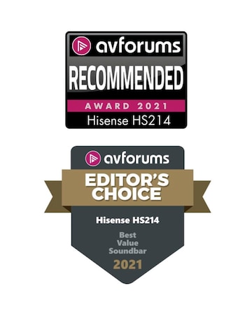 Hisense HS214 2.1ch 80W All-in-One Soundbar & Speaker