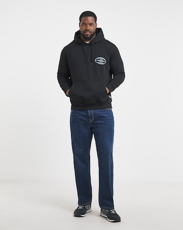 Jack & Jones York Logo Hoodie - Black