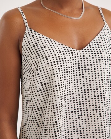 Mono Print Strappy Cami