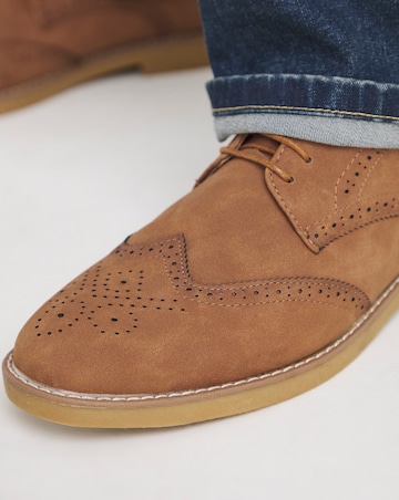 Casual Flex Brogue Wide Fit