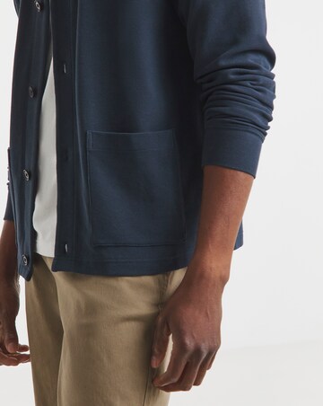 Jersey Cardigan - Navy