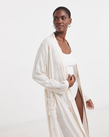 Celestial Linen Maxi Dressing Gown