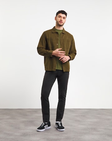 Black Wash Skinny Fit Stretch Jeans