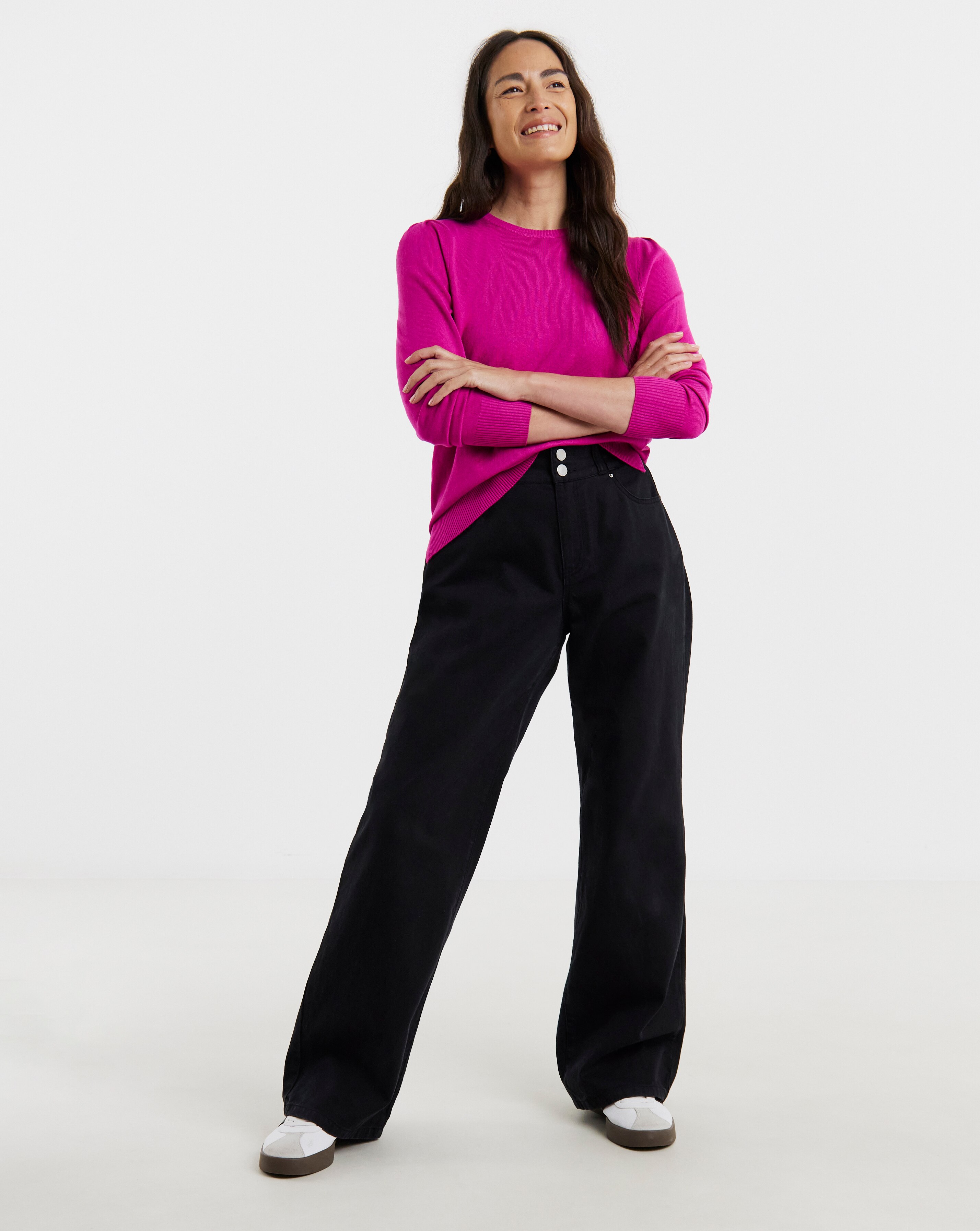 Eversoft Pink Crew Neck Jumper