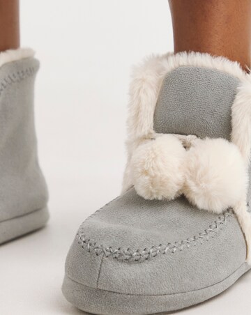 Ola Scandi Slipper Boots Wide E Fit