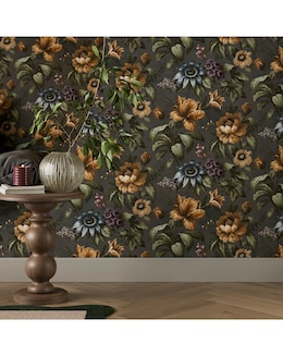 Superfresco Easy Gardenia Charcoal Wallpaper