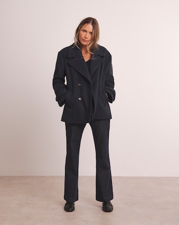 Anthology Navy Wool Blend Pea Coat