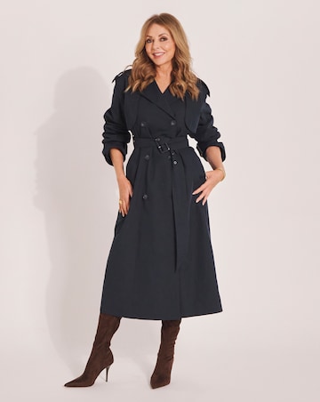Anthology Navy Elevated Trench Coat
