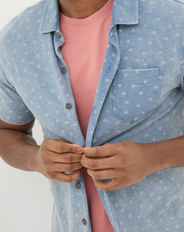 FatFace Truro Geo Jersey Shirt