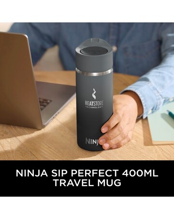 Ninja SipPerfect 16oz Hot Drink Bottle Black