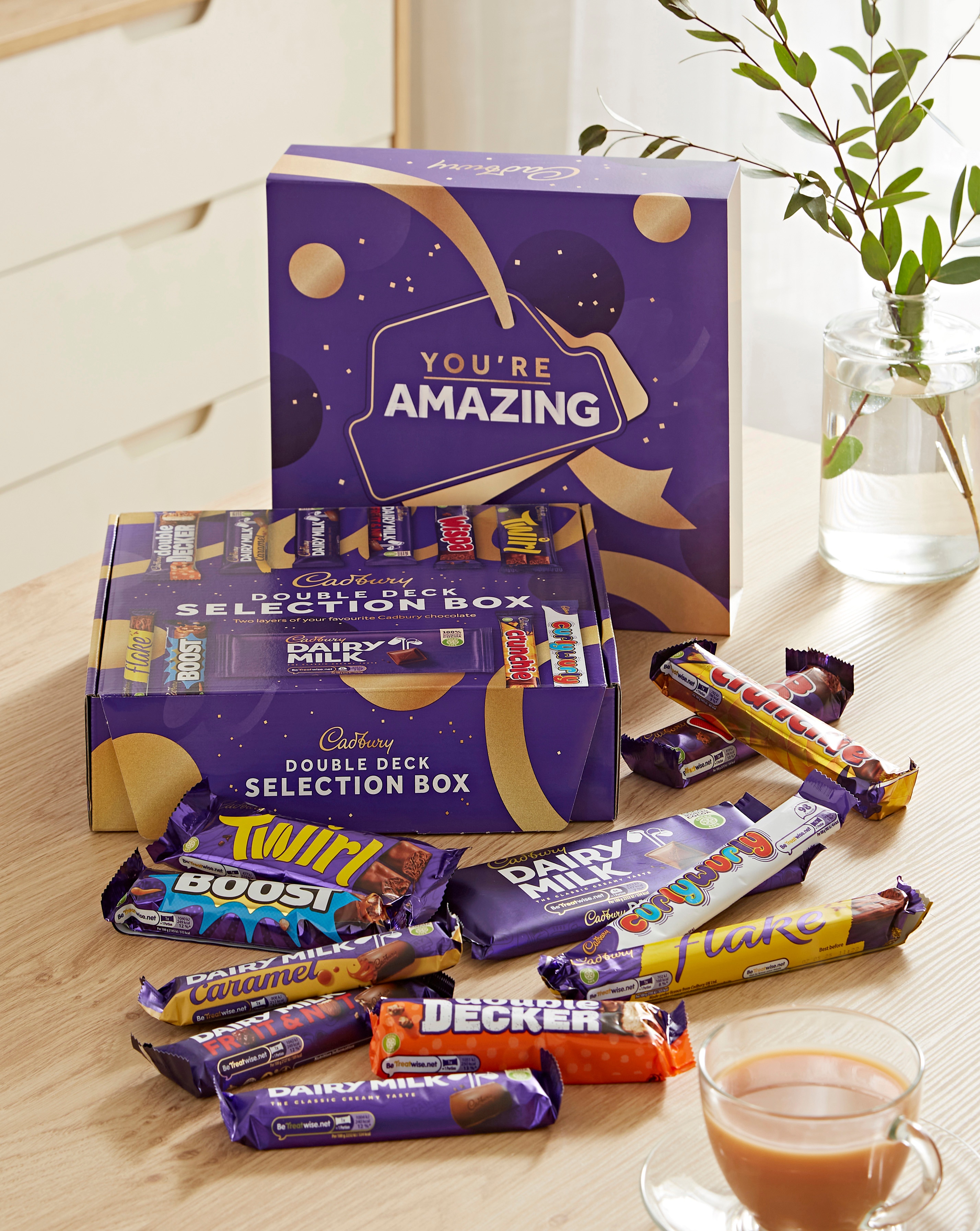 Cadbury 'You're Amazing' Double Deck Chocolate Selection Box | JD