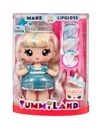 Yummiland Large Doll + Lipgloss Pet- Callie Birthday Cake