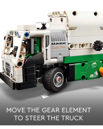LEGO Technic Mack LR Electric Garbage Truck Toy Recycling Set 42167