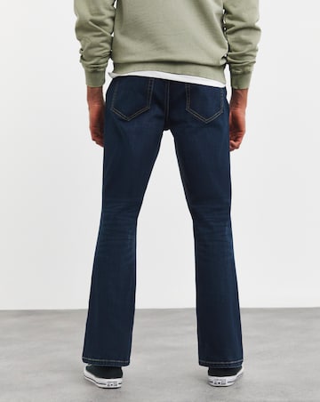 Bootcut Fit Stretch Jeans Darkwash