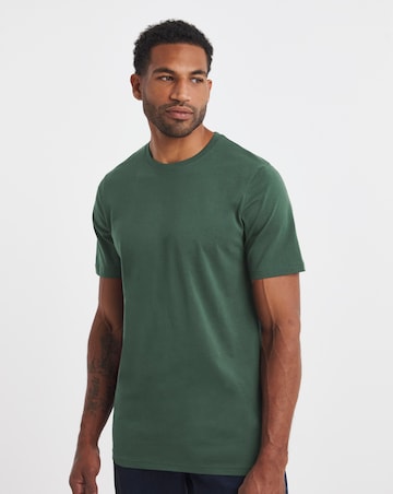Pure Cotton Crew Neck T-Shirt Long
