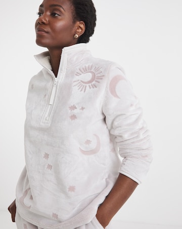 Chelsea Peers Celestial Fleece Zip Up Lounge Set