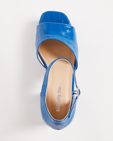 Pavla Classic Platform Heeled Sandals - Extra Wide Fit (EEE)