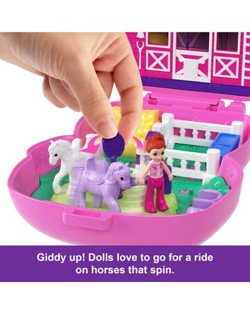 Polly Pocket Pony Rodeo Compact Playset
