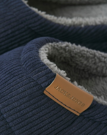 Jack & Jones Cordie Mule Slipper - Navy
